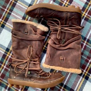 El Naturalista - Beautiful, Brown Leather Winter Boots